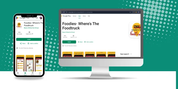 Foodies food truck app portfolio